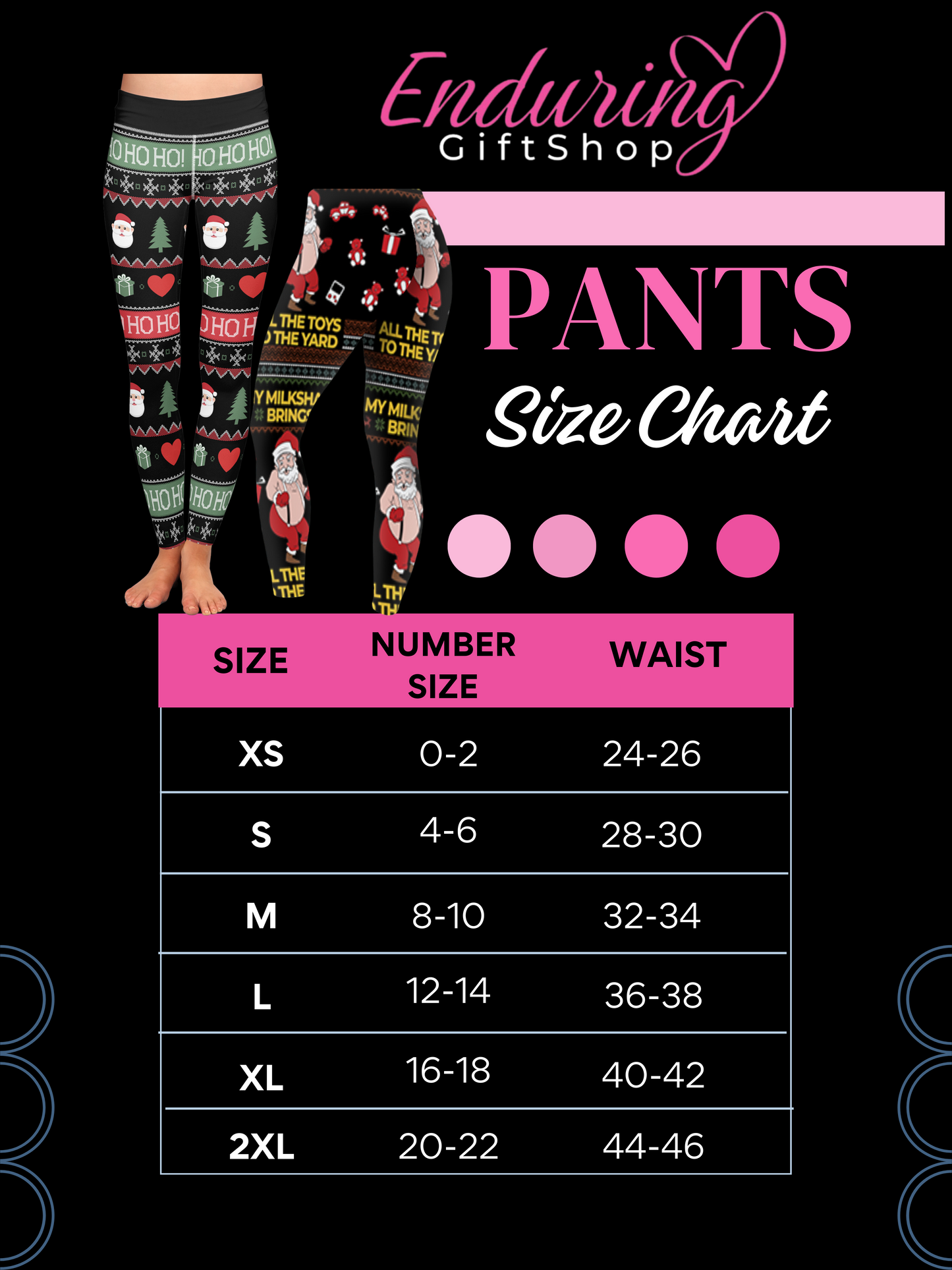 UGLY Christmas Leggings | Hoho SANATA | My Milkshake Brings All the Toys