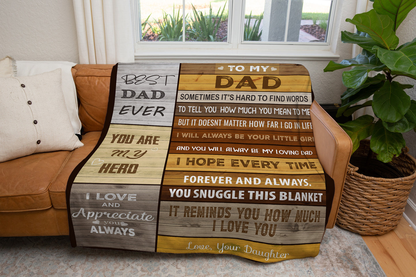 To My Dad| You Are My Hero | Blanket (All Sizes)