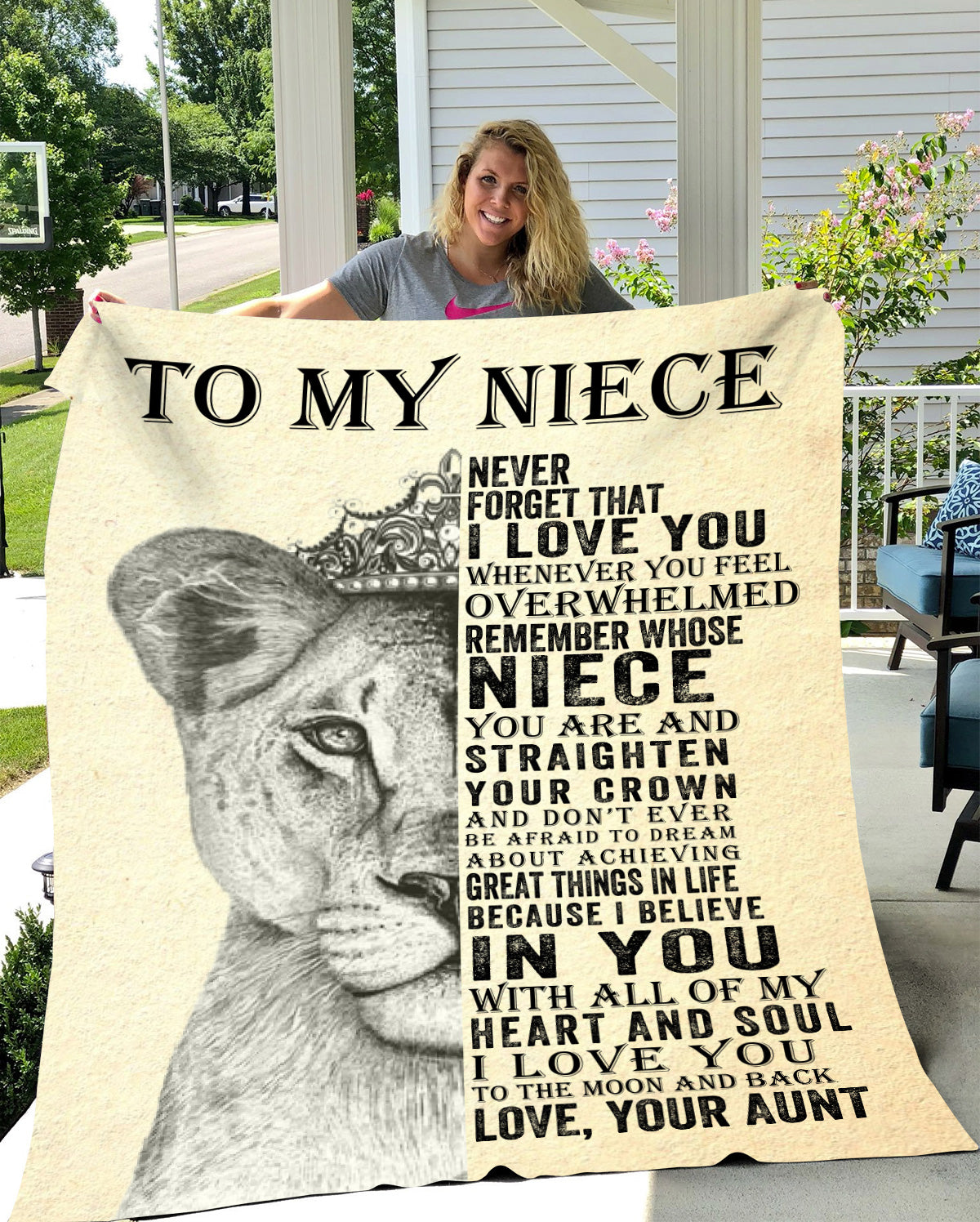 To My Niece | I Love You | Blanket (All Sizes)