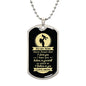 To My Son | Love Mom | Dog Tag