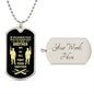 Call On Me Brother Military Dog Tag | We Fight Together |
