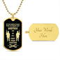 Call On Me Brother Military Dog Tag | We Fight Together |