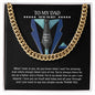 To My Dad | The Best Dad | Cuban Chain