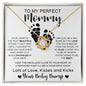 To My Perfect Mommy | Lots of Love | Love Knot Necklace