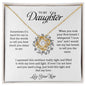 To My Daughter | Love Mom | Love Knot Necklace