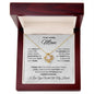 To My Love Mom | Love Knot Necklace