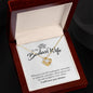 To My Bad Ass Wife | Love Knot Necklace
