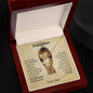 To My Daughter From Dad - Love Knot Necklace