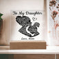 To My Daughter | Love. Mom | Acrylic Plaque