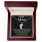 To My Mom | Custom Baby Feet Necklace With Birthstone | Mother's Day Gift | Gift For Mom