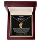 To My Mom | Custom Baby Feet Necklace With Birthstone | Mother's Day Gift | Gift For Mom