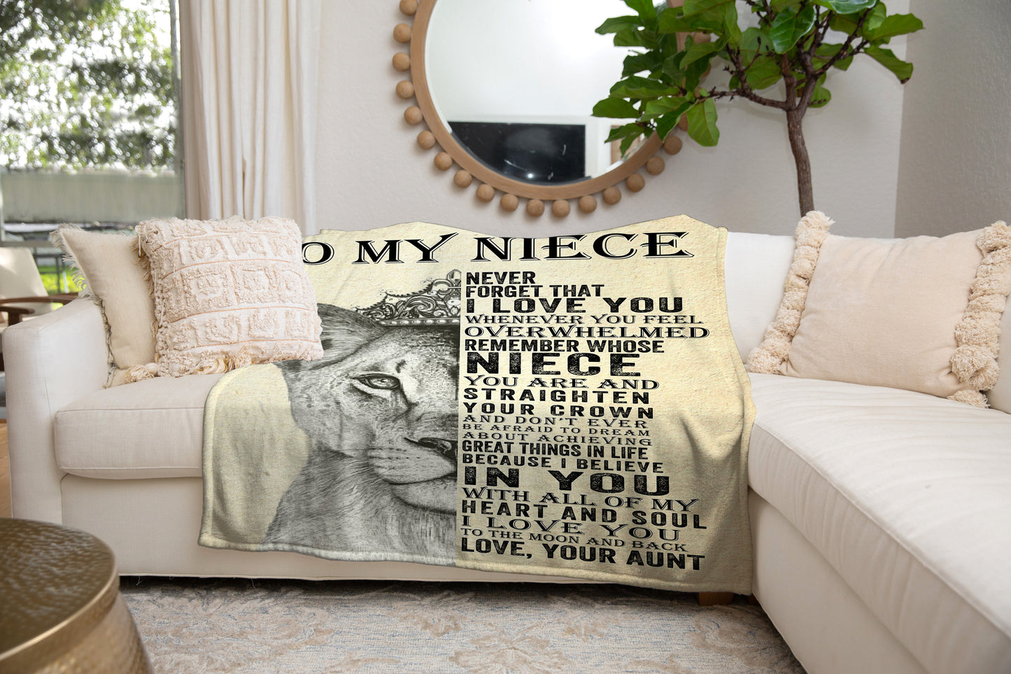 To My Niece | I Love You | Blanket (All Sizes)