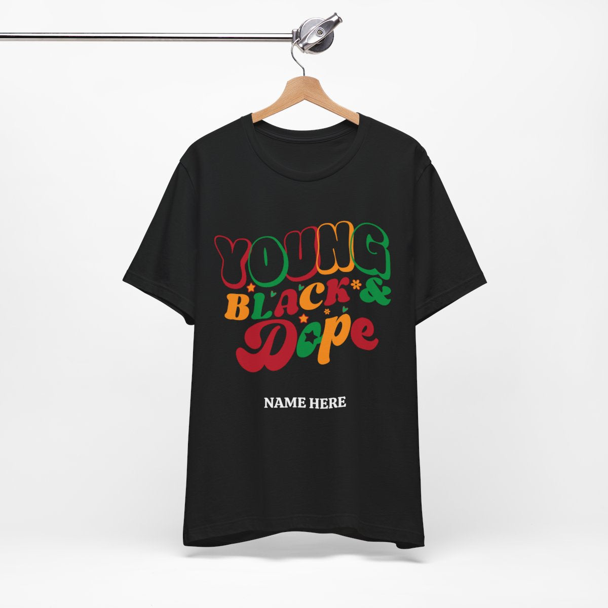 PERSONALIZED JUNETEENTH COLLECTION | YOUNG BLACK & DOPE T-SHIRT