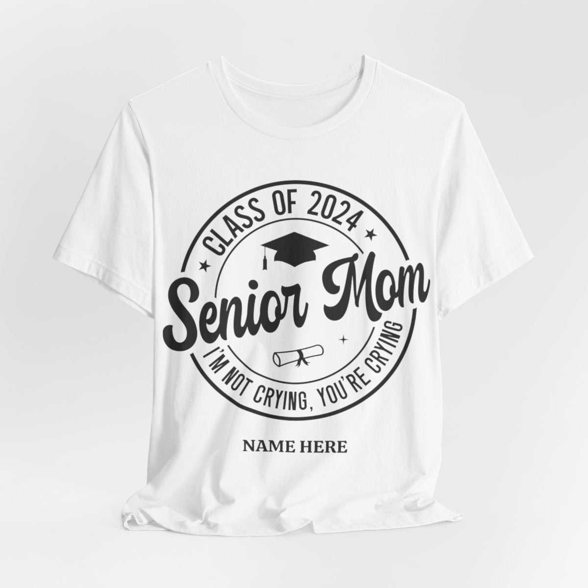 PERSONALIZED CLASS OF 2024 | GRADUATION| SENIOR MOM | BLACK FONT