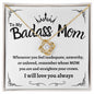 To My Badass Mom | Love Knot Necklace | Mother's Day Gift | Gifts for Mom