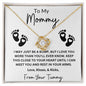 To My Mommy | Mom to be | Love Knot Necklace