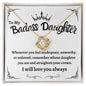 To My Badass Daughter | Love Knot Necklace | Gift for Daughter