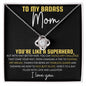 To My Badass Mom | Love Knot Necklace | Gift for Mom