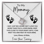 To My Mommy | Mom to be | Love Knot Necklace