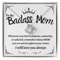 To My Badass Mom | Love Knot Necklace | Mother's Day Gift | Gifts for Mom