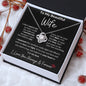 To My Beautiful Wife Necklace | I Can't Live Without You | Love Knot Necklace