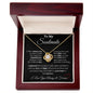 To My Soulmate | Wife Necklace Gift for Fiancée | Girlfriend Gifts for Her