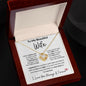 To My Beautiful Wife Necklace | I Can't Live Without You Love | Knot Necklace