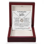 To My Beautiful Wife Necklace | I Can't Live Without You Love | Knot Necklace