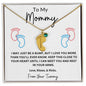 Engraved Pink & Blue Baby Feet with Birthstone Necklace for Mom