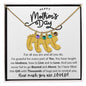 Happy Mother's Day | Personalized Baby Feet Name Necklace | Gifts for Mom