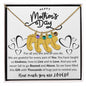 Happy Mother's Day | Personalized Baby Feet Necklace| Gifts for Mom