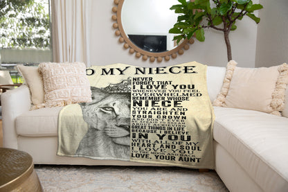 To My Niece | I Love You | Blanket (All Sizes)